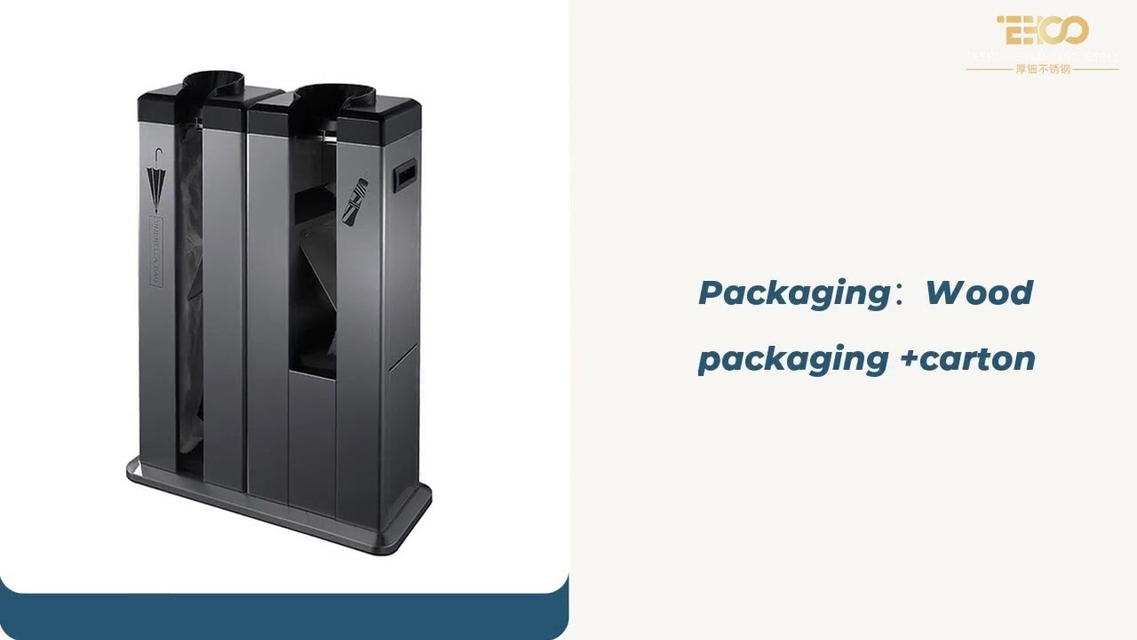 Double Bins Automatic Wet Umbrella Wrapper TH-J-23E | Teehoo
