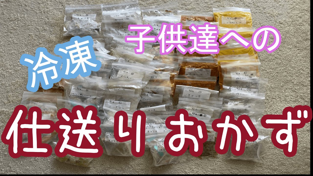 【仕送りおかず】子供達へ/12種類の冷凍おかず