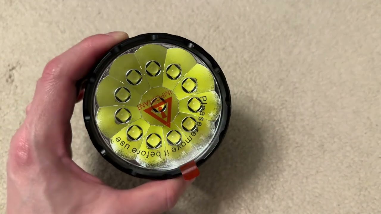 Unboxing the Imalent MS12 Mini C LED Torch that reaches 65,000 lumens