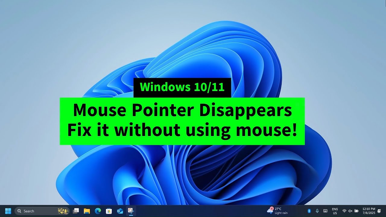 Fix Mouse Pointer Disappearing in Windows 11/10 – Dell, HP, Lenovo, Asus, Acer (Easy Guide)