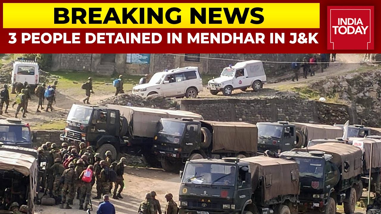 3 People Detained In Mendhar In Jammu & Kashmir's Poonch District | Breaking News