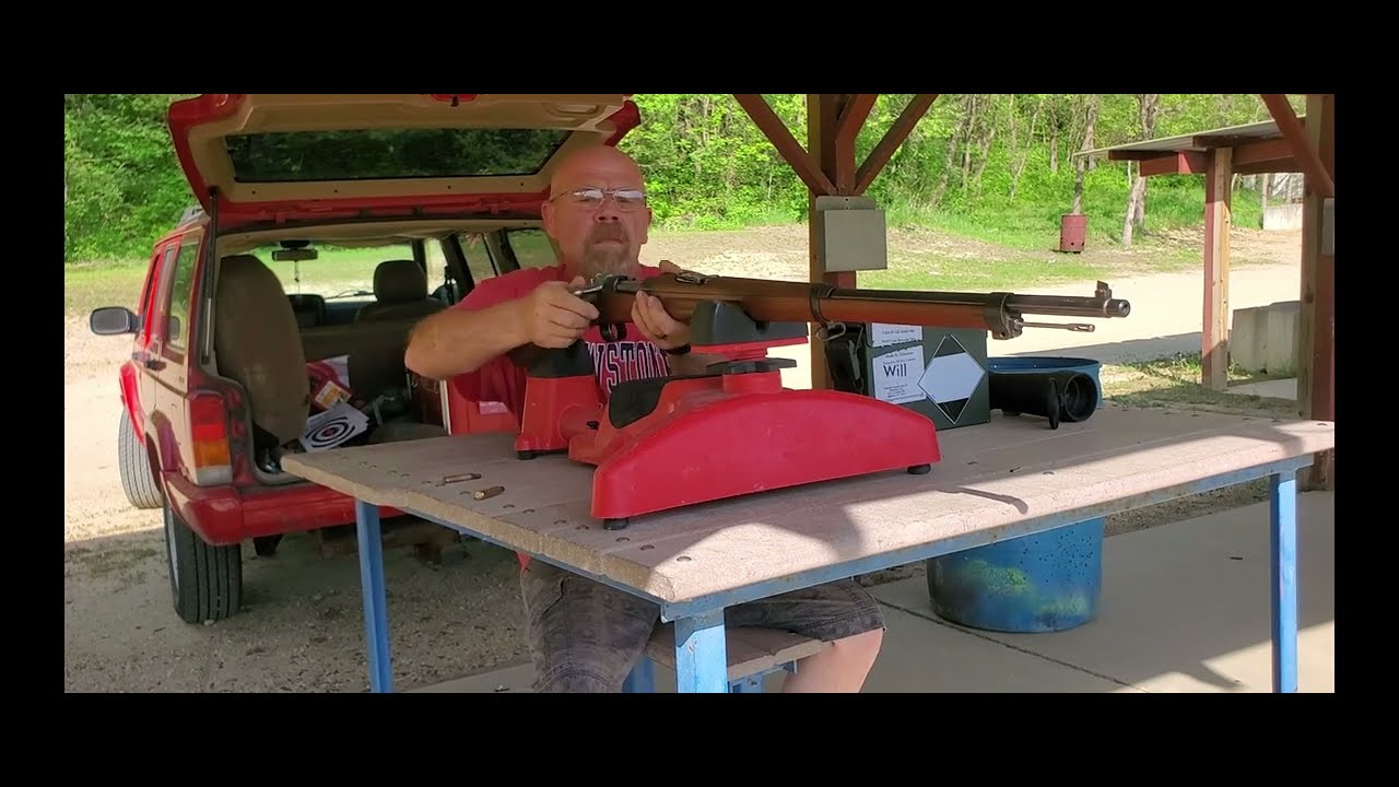 Zeroing my Swedish M96 Mauser at 100 yds with a modified front sight blade.