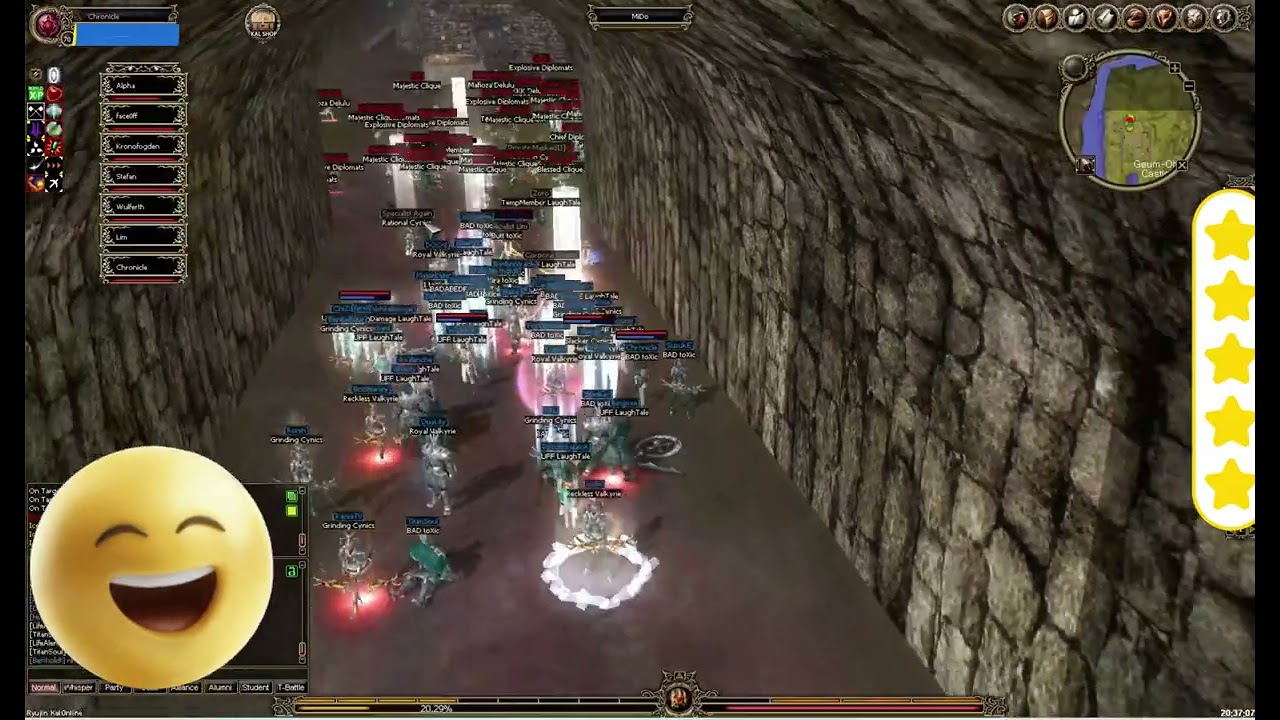 RyujinKalOnline Toxic Vs Clique Chronicle Hermit 70