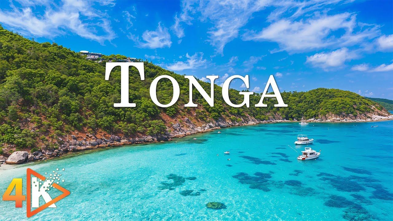 Tonga 4K &ndash; Pristine Beaches and Crystal Waters with Relaxing Music &ndash; 4K Video Ultra HD