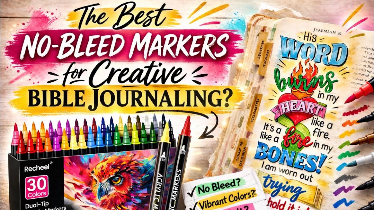 FINALLY! No-Bleed Markers 🎨 for Bible Journaling?