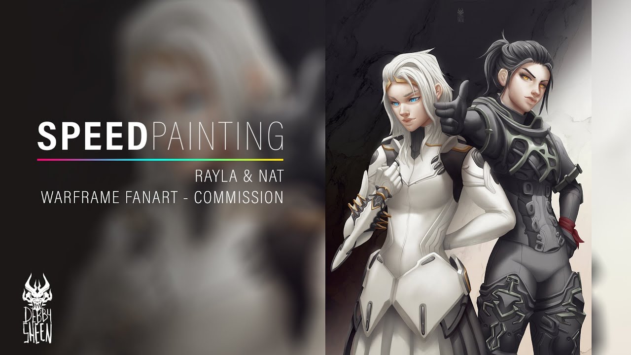 SPEEDPAINT / Rayla & Nat / Warframe Fanart [Commission]