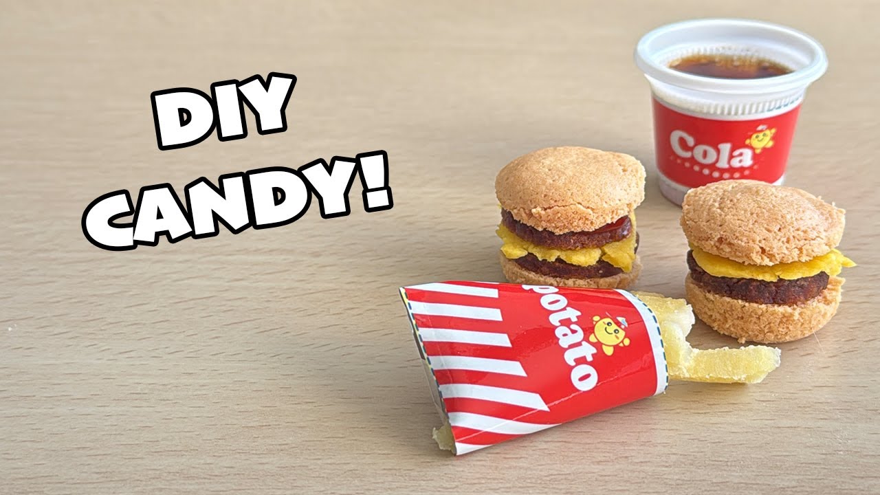 DIY Candy - Kracie - Popin' Cookin' - Hamburger Set - Japanese Candy - English Instructions