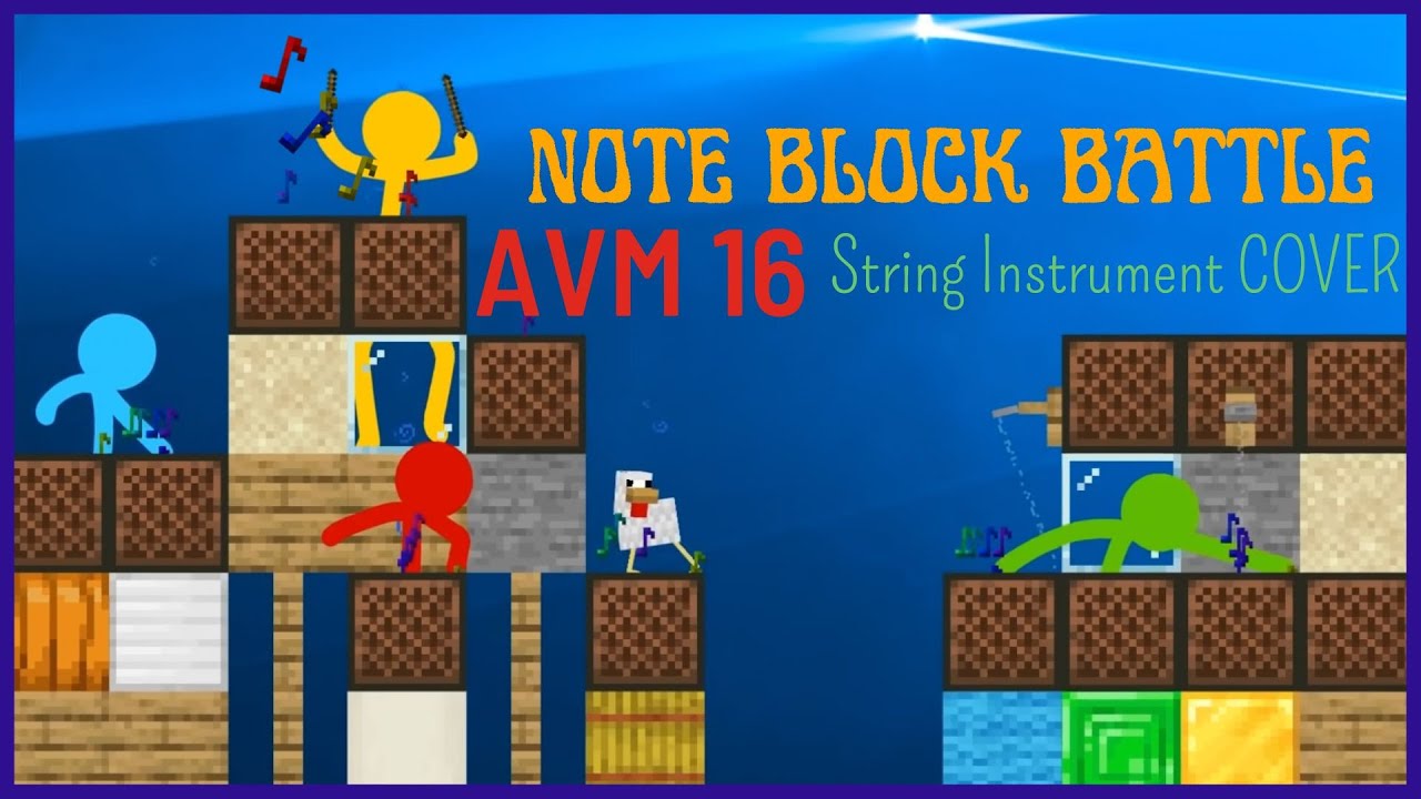 Note Block Battle AvM 16 - Potion Prodigies/Bluegrass Banjo Band, but with String Instruments
