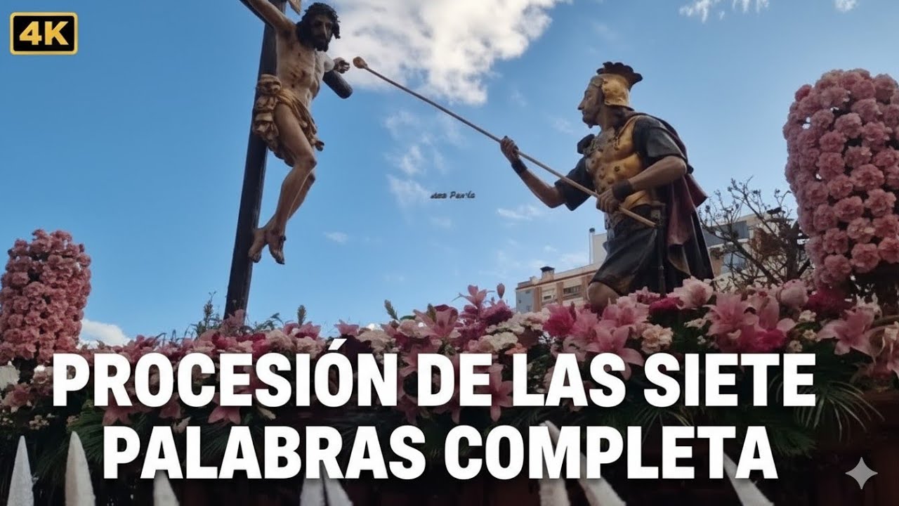 4K I Procesión de las Siete Palabras completa. Semana Santa León 2025