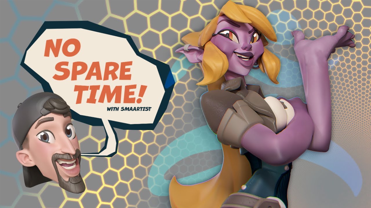 No Spare Time with SMAARTIST - Zbrush 2025: Day 29