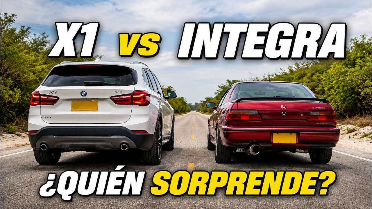 BMW X1 vs Honda Integra / Carreras Clandestinas