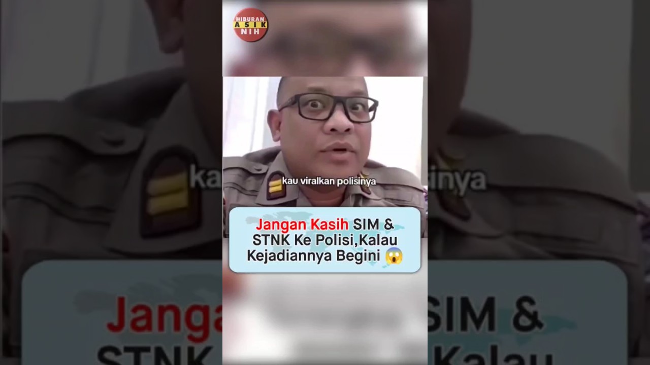 JANGAN KASIH VIRALKAN SAJA!! #hiburan #polisi #polisiindonesia #stnk #razia #info #viralshorts