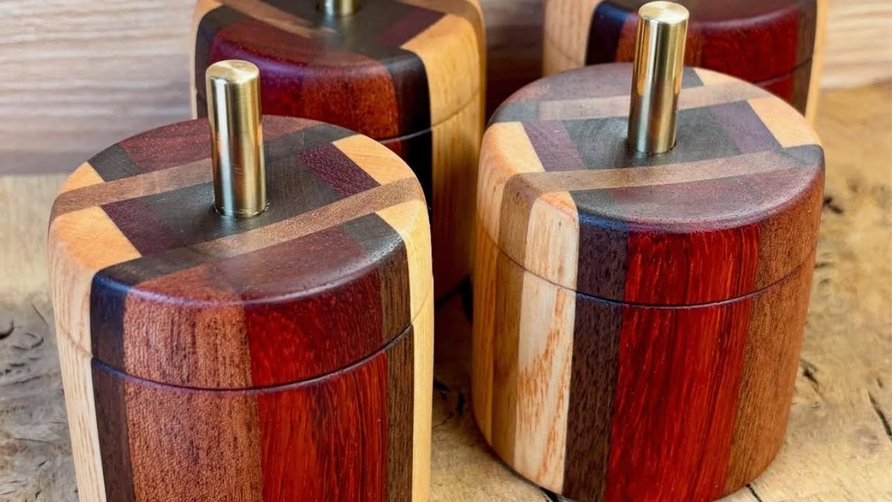 Woodturning - One Box. Many Exotic Woods