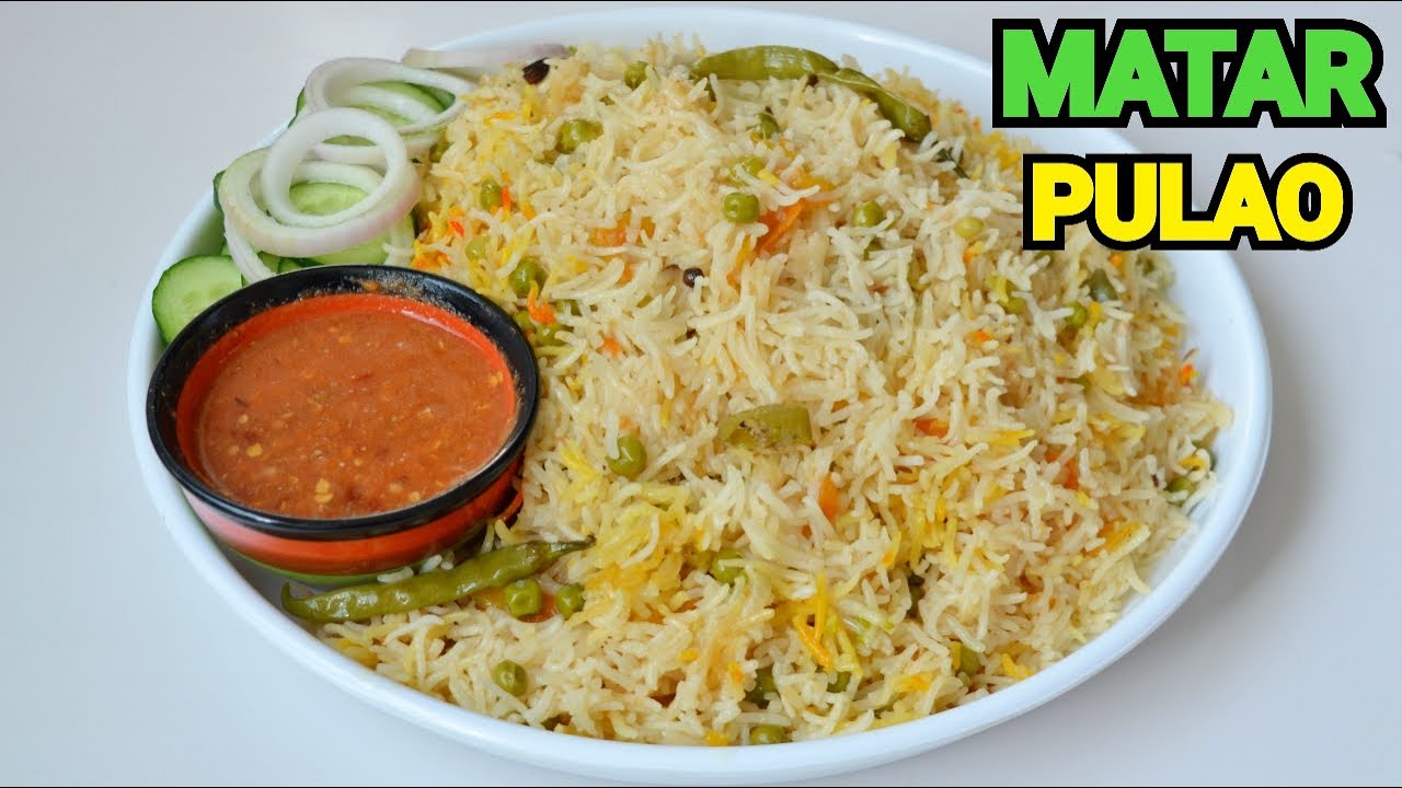 Matar Pulao Spicy Chutney K Sath by (YES I CAN COOK)