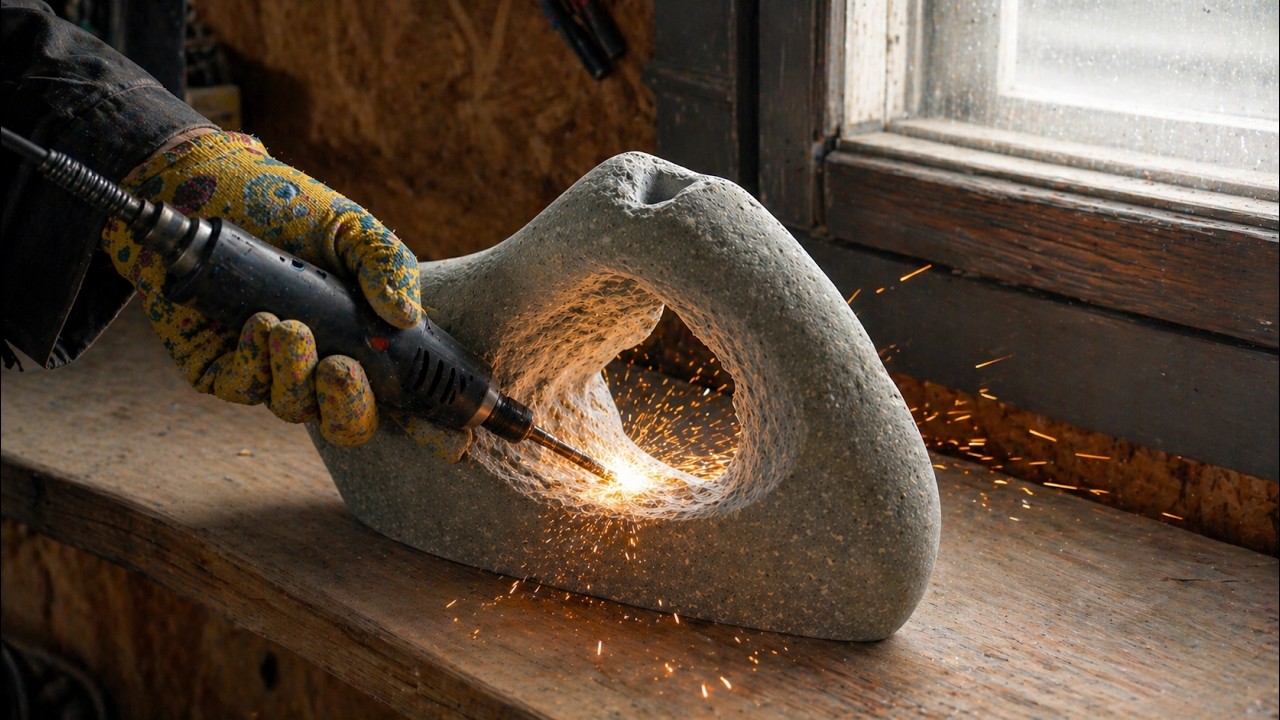 Watch This Ordinary Stone Turn Into Timeless Handmade Decor! DIY