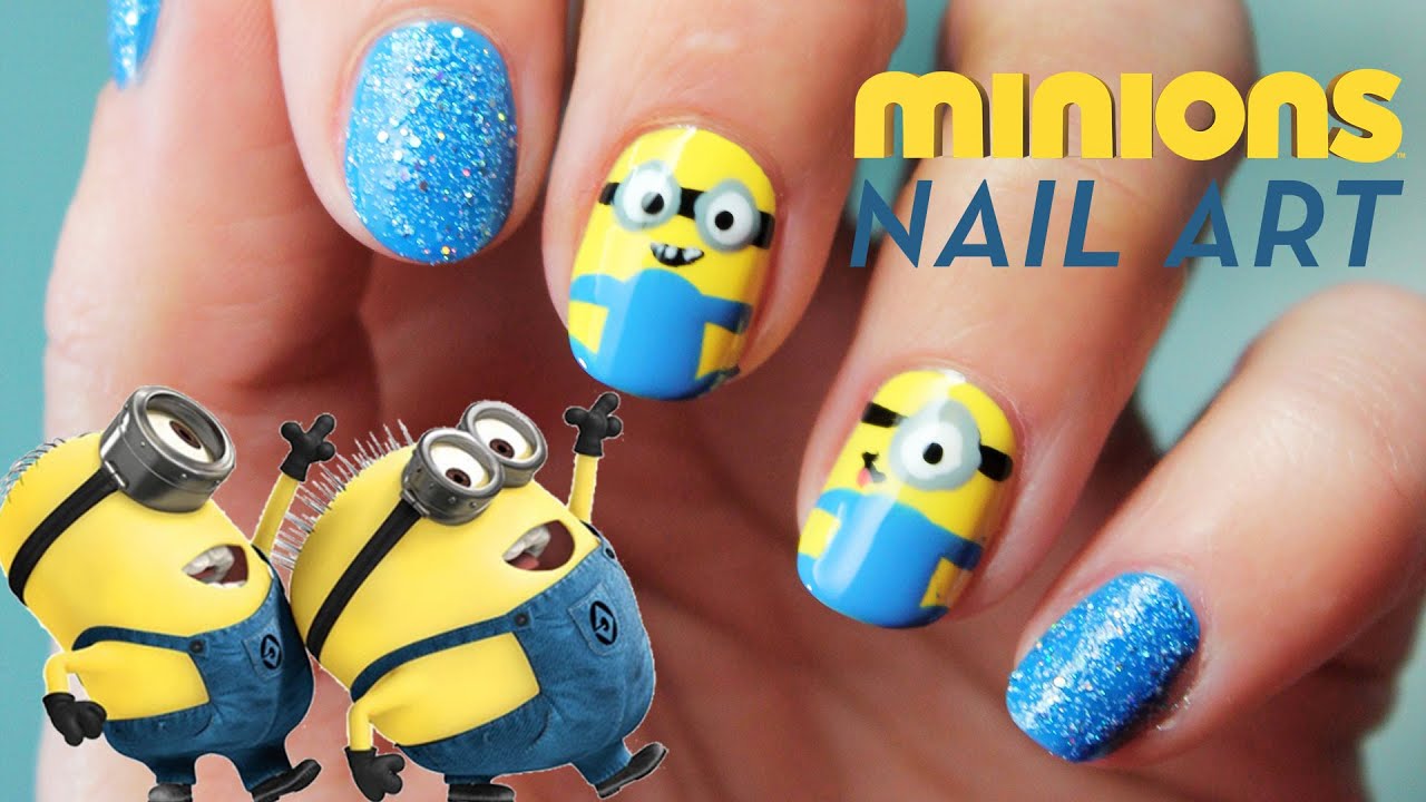 MINIONS NAIL ART FÁCIL uñas paso a paso
