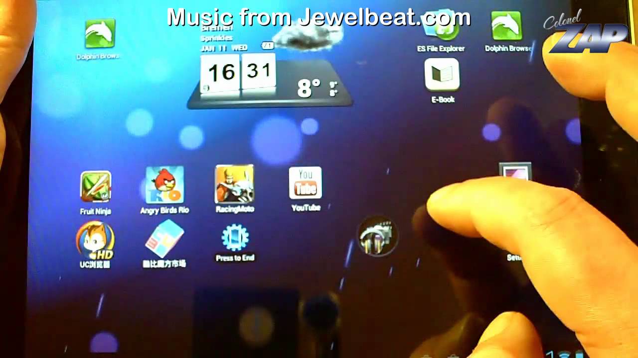 Cube U9GT2 Official Android 4.0.1 ICS V1.05 Firmware Review - Rockchip RK2918 IPS ColonelZap