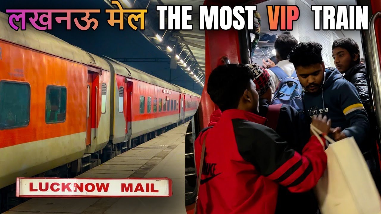 #12230 दिल्ली से लखनऊ जाने वाली | Lucknow Mail | Full Train Journey | @DiwakarGupta
