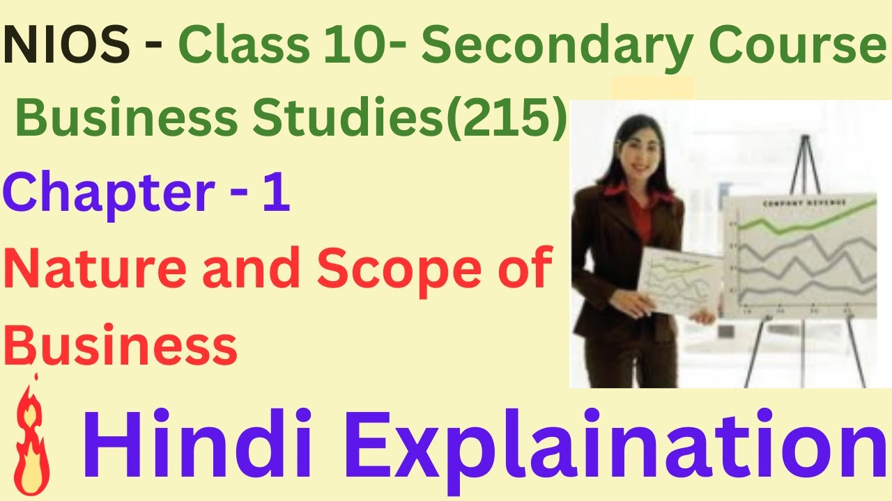 business studies ch 1 nature and scope of business part 1 nios  class 10 secondary course