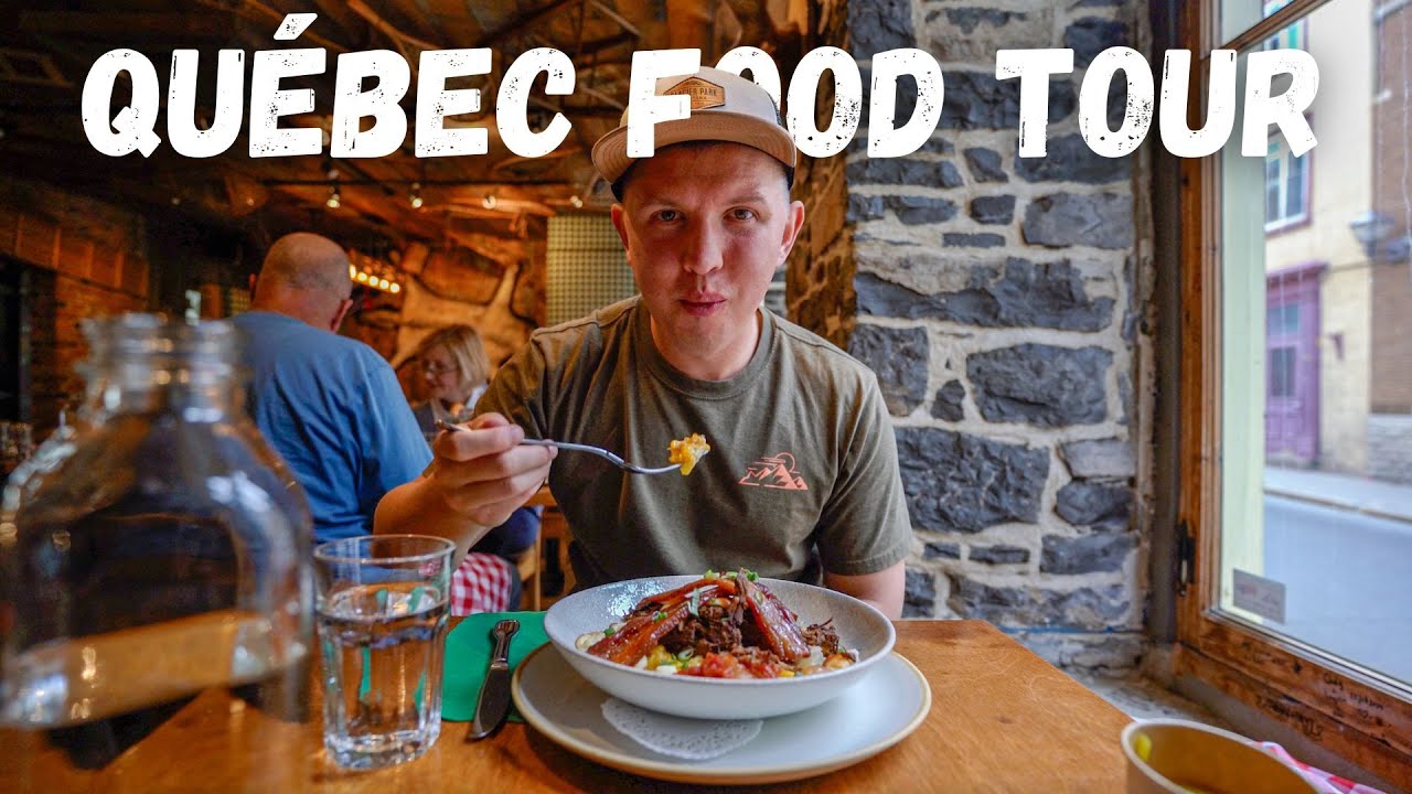 Ultimate Quebec City Food Tour 🇨🇦 - Must Try Dishes & Snacks!