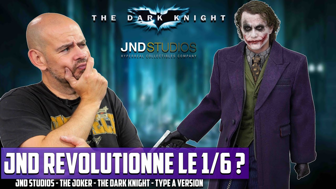 JND Révolutionne le 1/6 ?  THE JOKER JND STUDIOS TYPE A THE DARK KNIGHT 1/6
