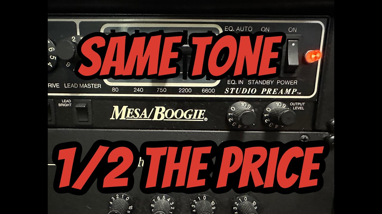 IIC+ Tone for half the price: The Mesa Boogie Studio Preamp