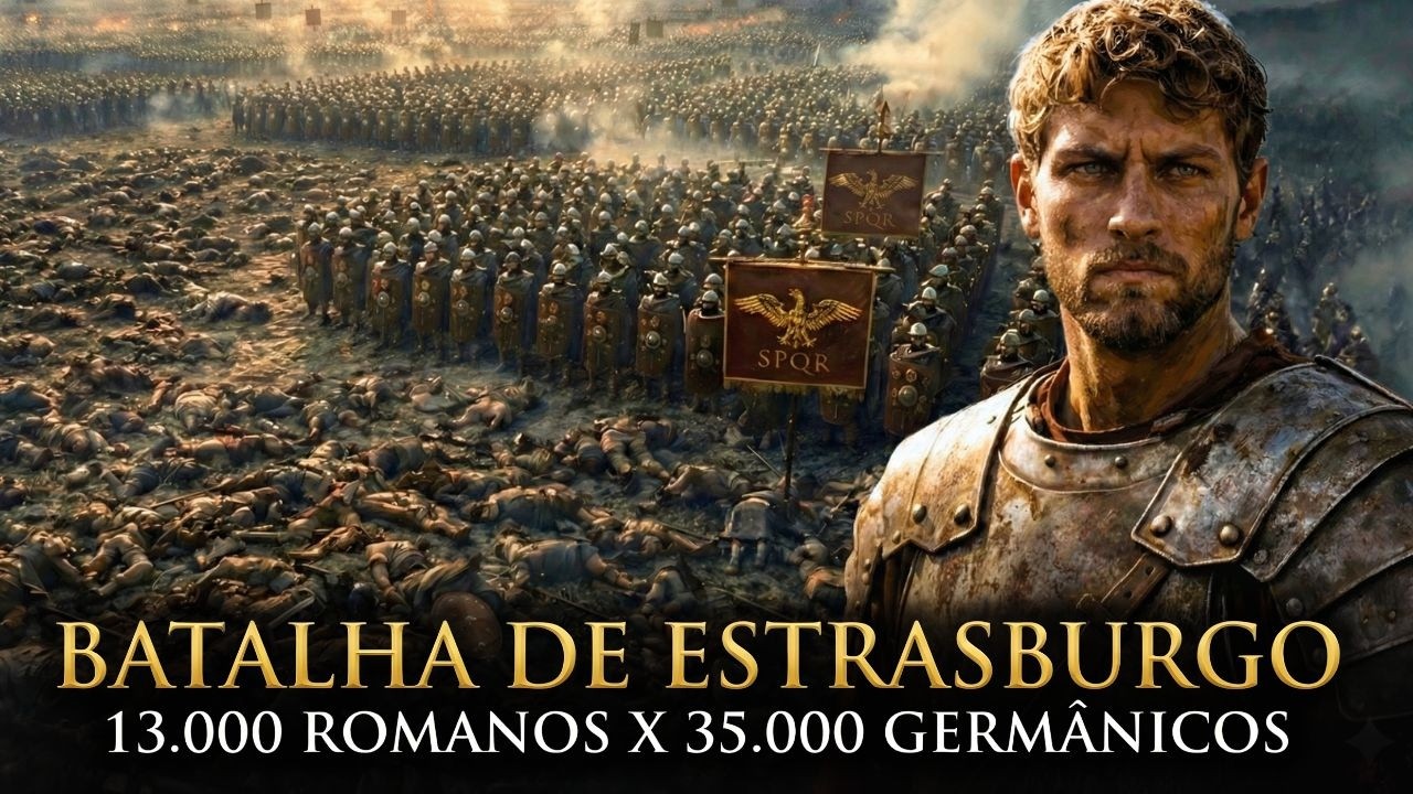 Como Juliano Salvou o Império Romano do Ocidente ⚔️ ESTRASBURGO (357 d.C.)