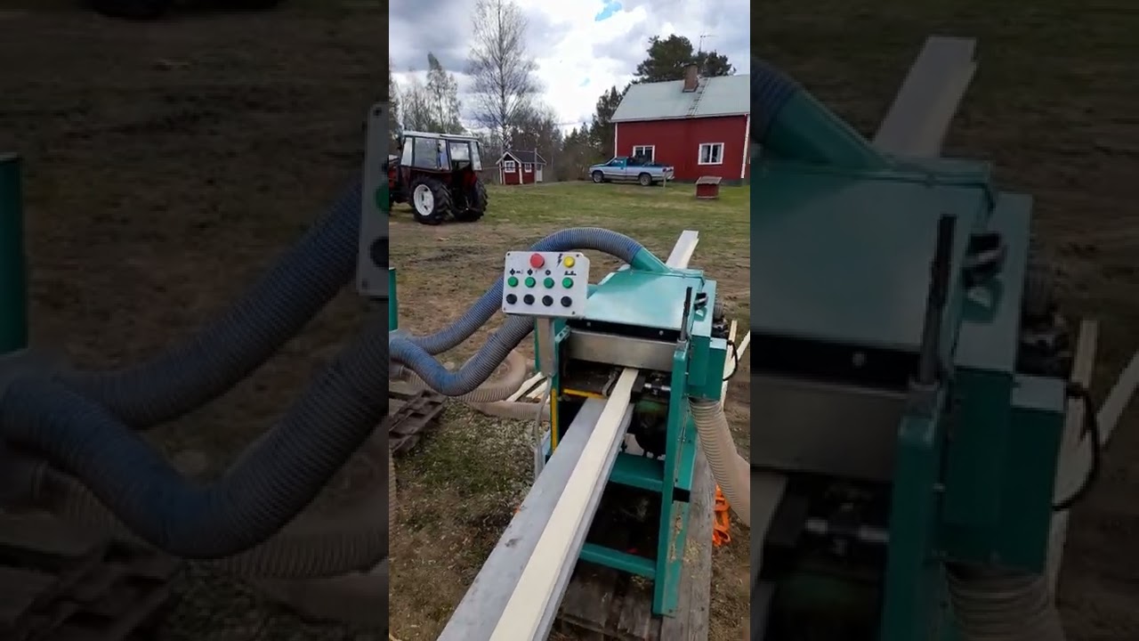 Tillverkning av läckt med 3 kutter hyvel