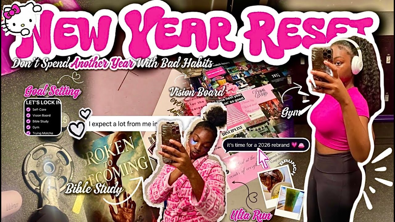 ULTIMATE 2026 RESET☆| how to RE-BRAND yourself + create a vision board