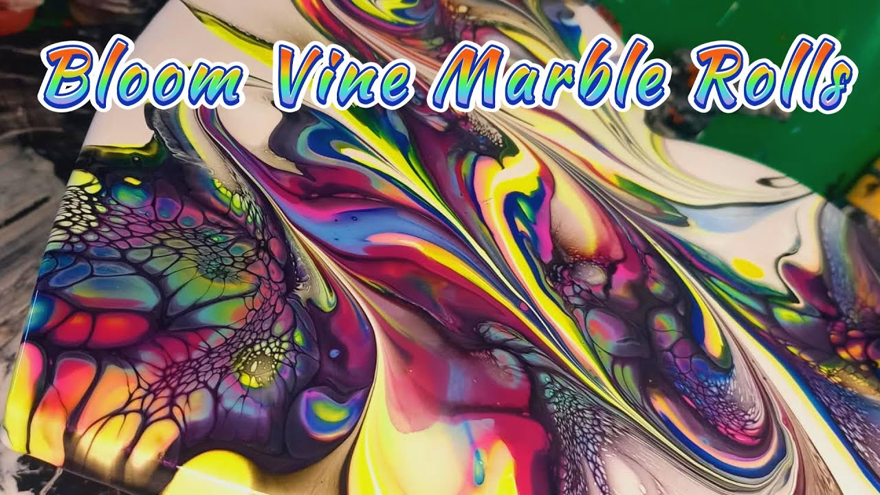 #755 Bloom Vine Marble Rolls Play Night👍🐨