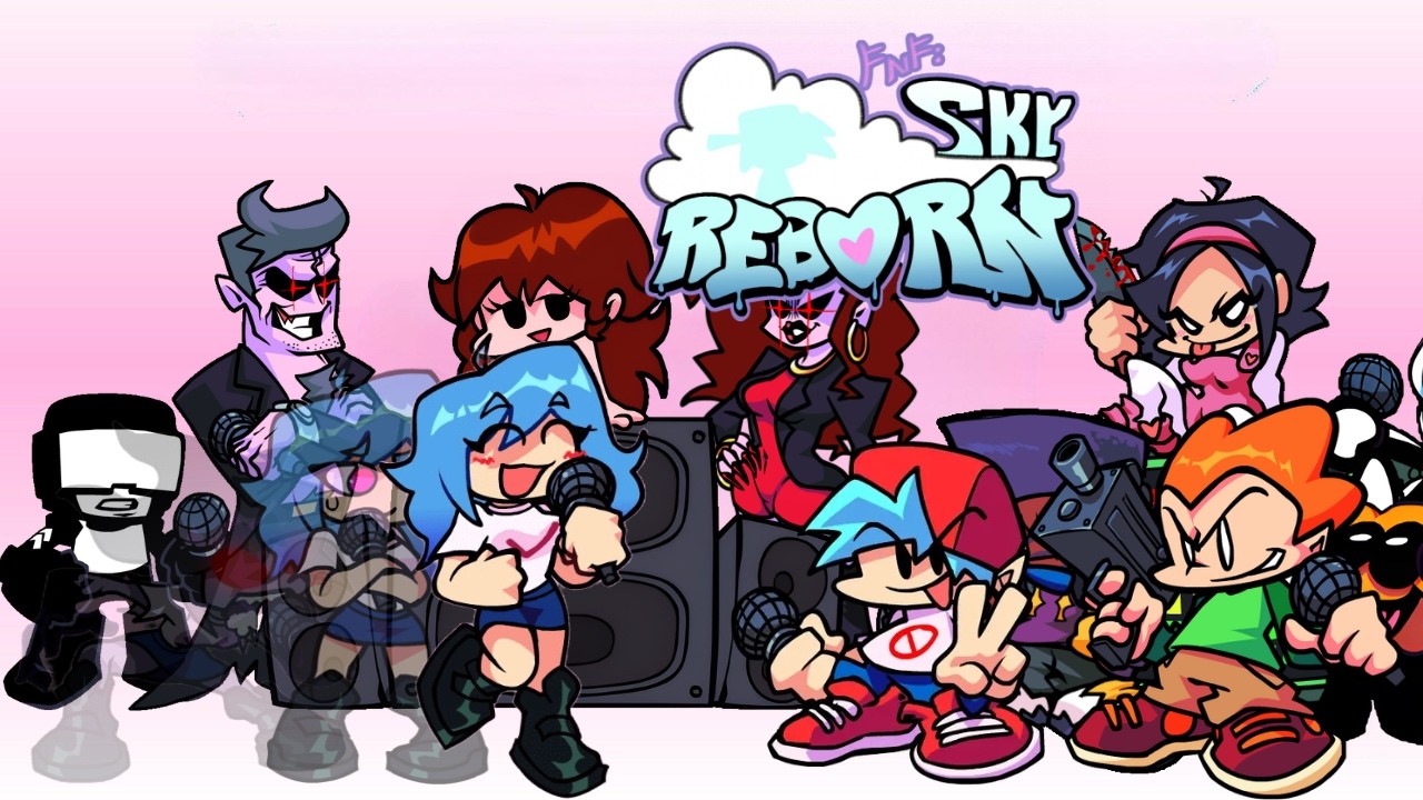 FNF Sky Reborn! Ji sugrįžo dar pavojingesnė!
