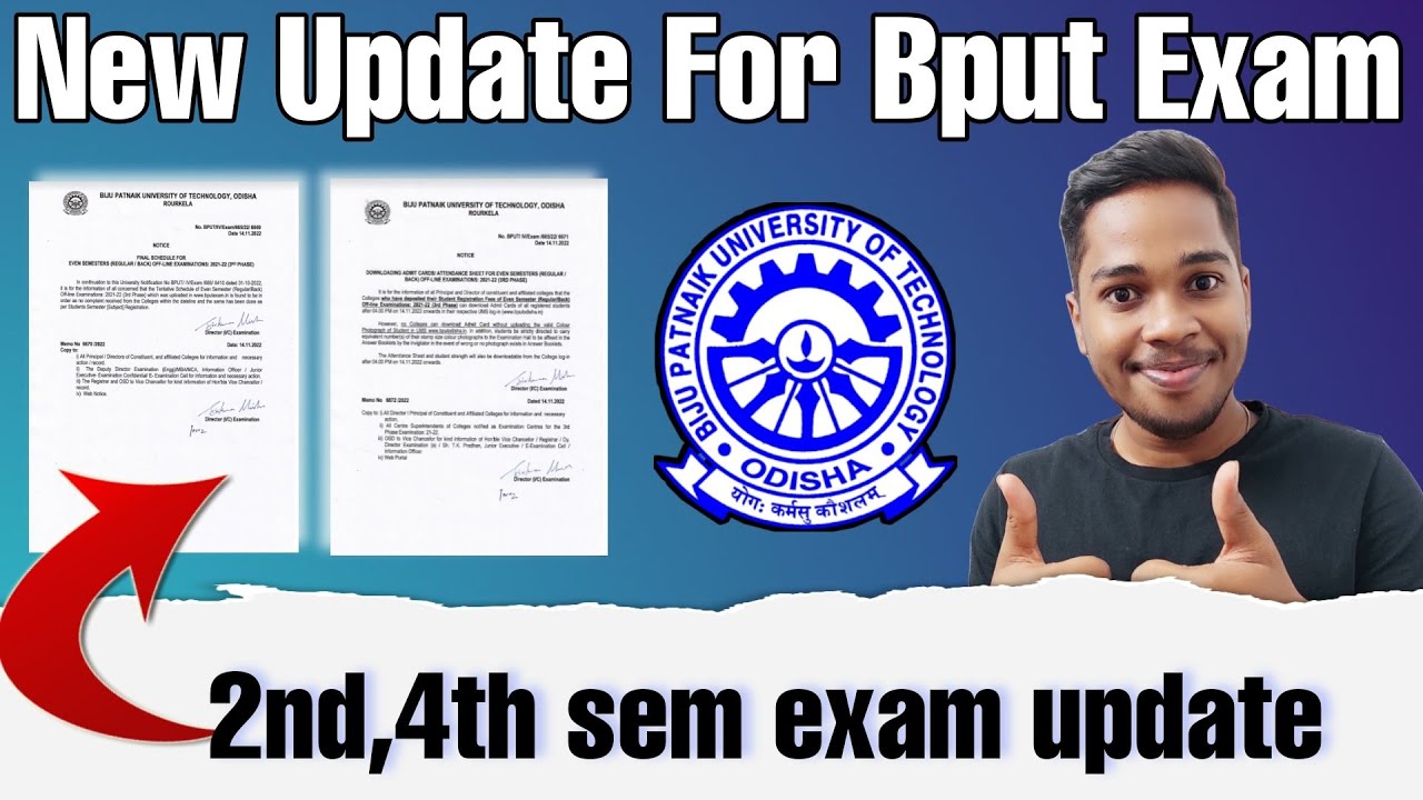 Bput even sem exam update|| Bput admit card out now|| Even sem exam schedule is fixed