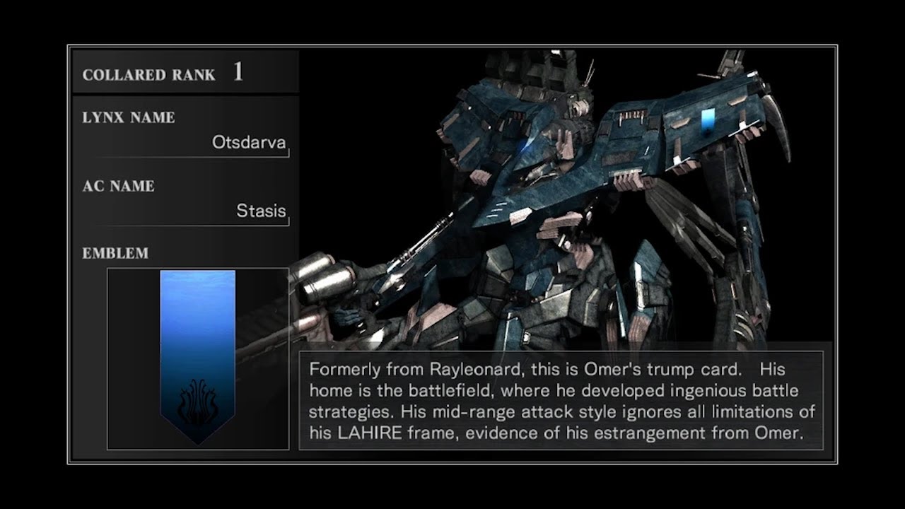 Armored Core Lore: Otsdarva