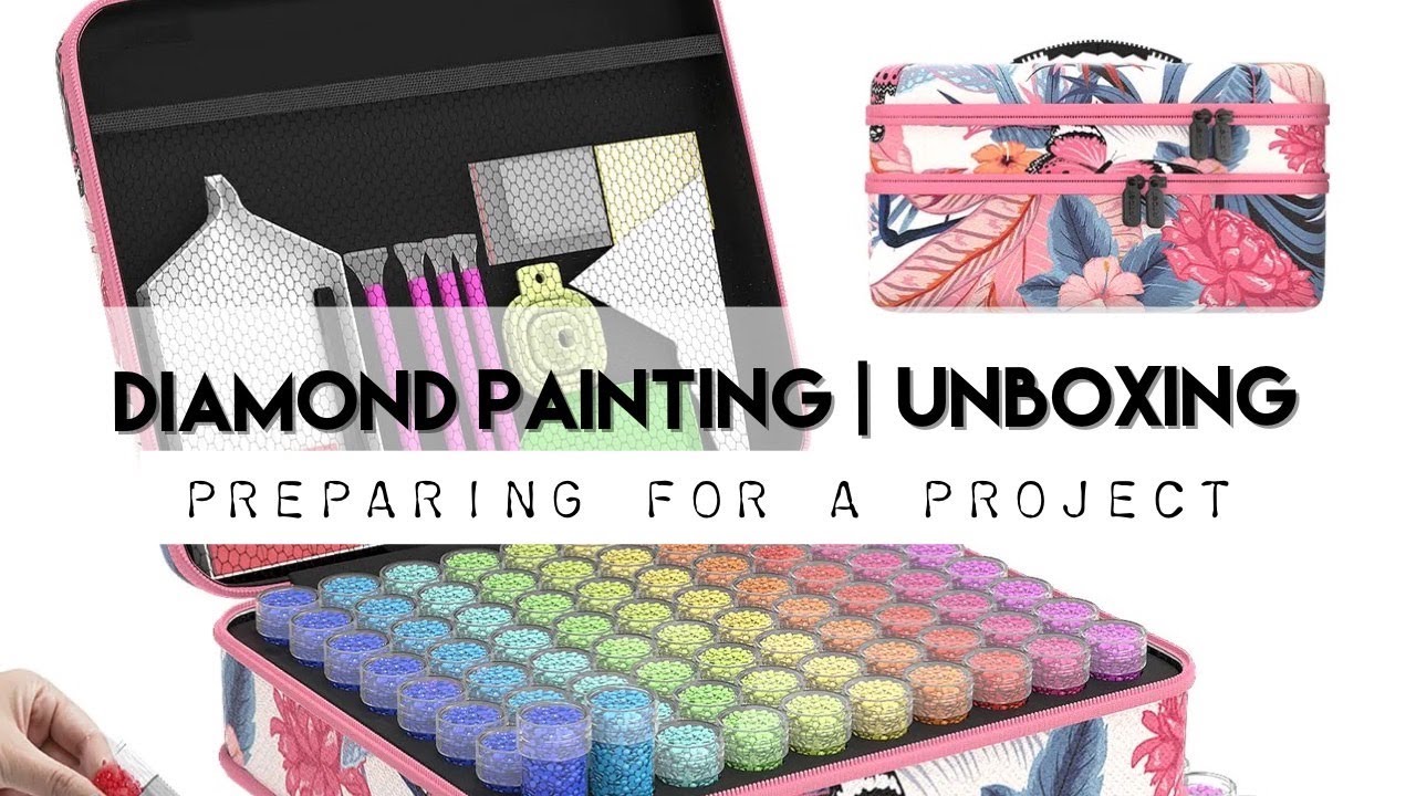 Diamond Painting Unboxing | Pretty 240 Bottle Storage Case | ArtDot