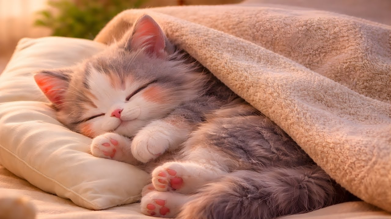 A Cute Cat to Heal Your Sleep 🌙 Calm Anxiety & Insomnia
