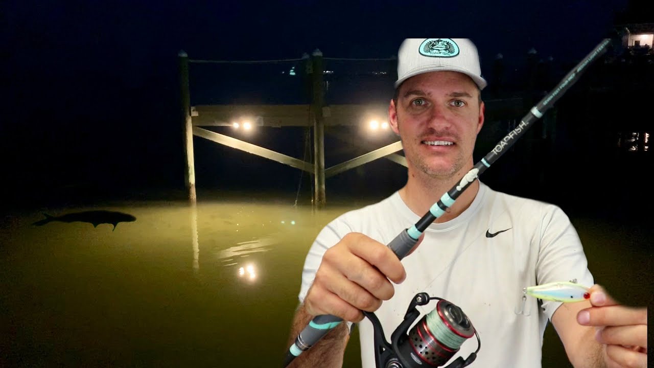 I Went Night Time Dock Light Fishing