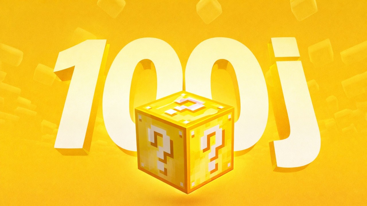 Survivre 100 jours sur des Lucky Blocks [ FILM COMPLET ]