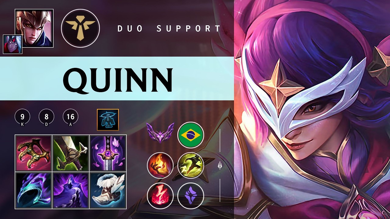 Quinn Support vs Soraka - BR Master Patch 26.03