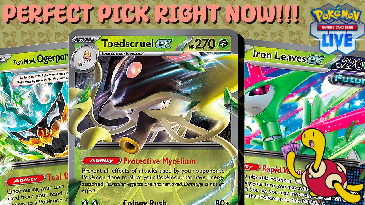 Toedscruel ex Could be the SLEEPER Pick of the CENTURY! Pokemon TCGL Destined Rivals