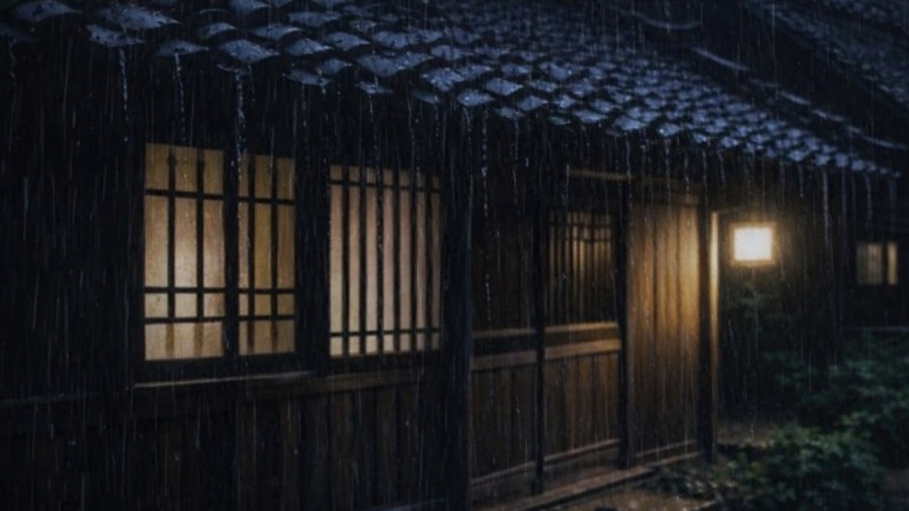 You’ll Fall Asleep in Minutes – Cozy Rain on Wooden House