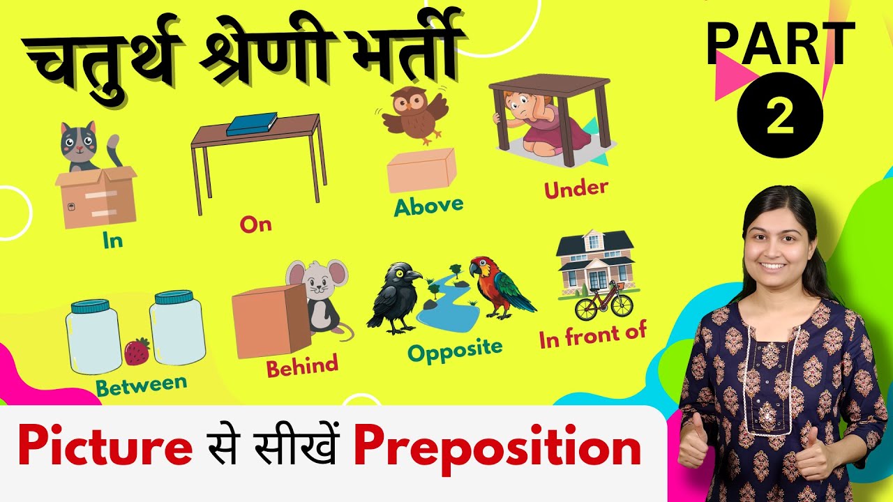 Picture से सीखें Preposition | Shivani Ma’am | VIPM Book | चतुर्थ श्रेणी भर्ती 2025 | fourth grade