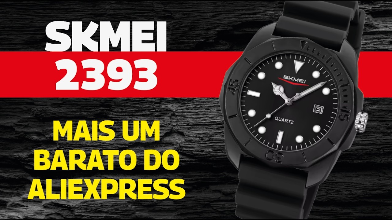 SKMEI 2393 Review Completo – Relógio Analógico Acessível do AliExpress com Movimento Japonês