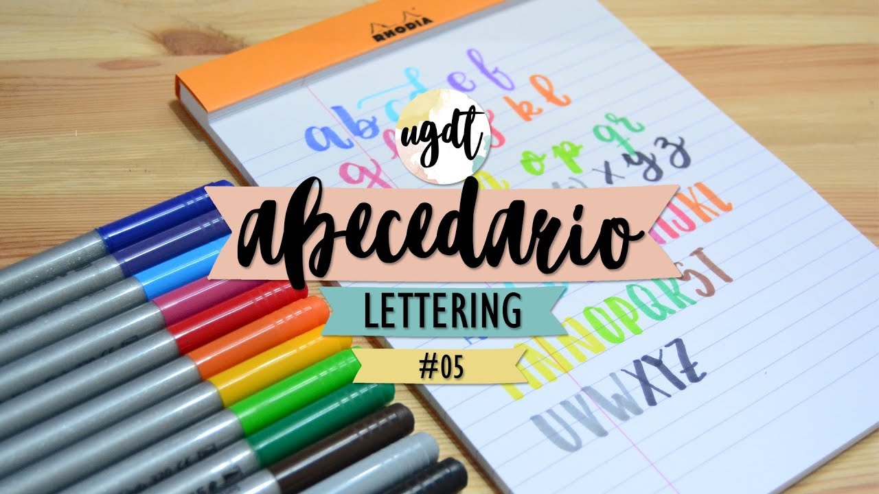 Abecedario #05 con Staedtler Noris Club - Lettering - UGDT