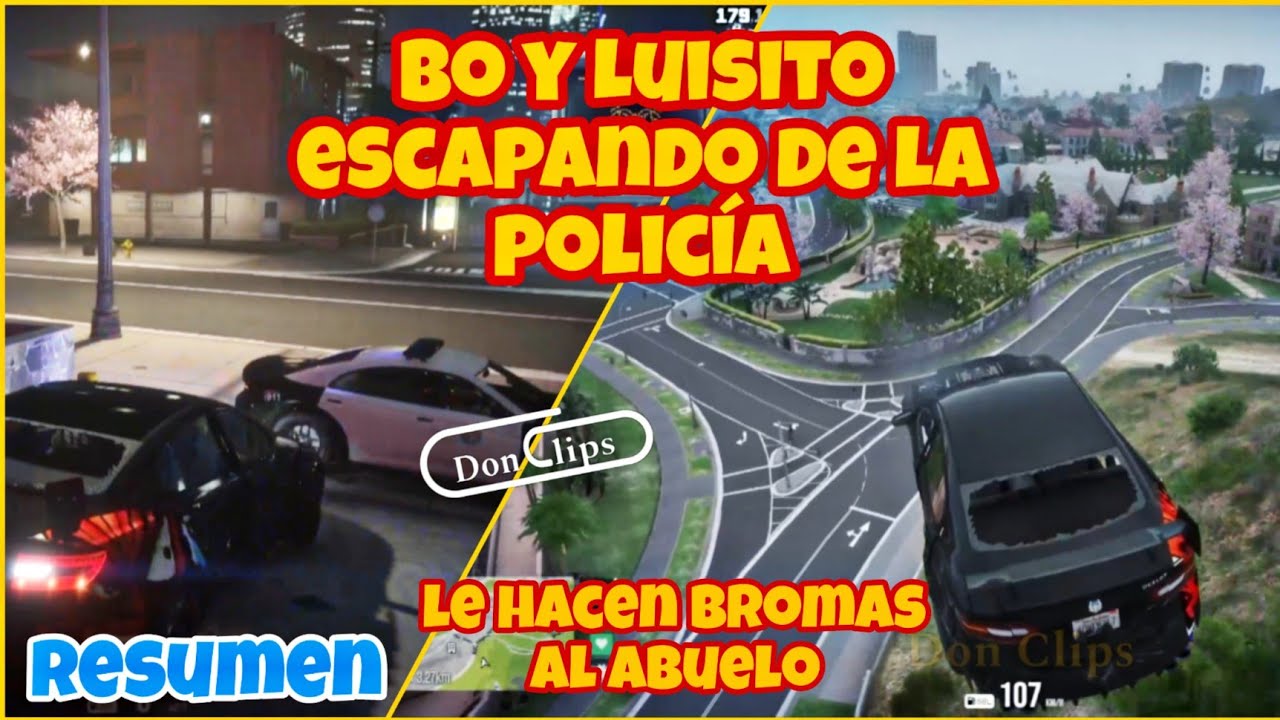 BO Y LUISITO SE ESCAPAN DE LA POLICÍA DE UNA MANERA INCREÍBLE , SPAINRP SWEET DREAMS