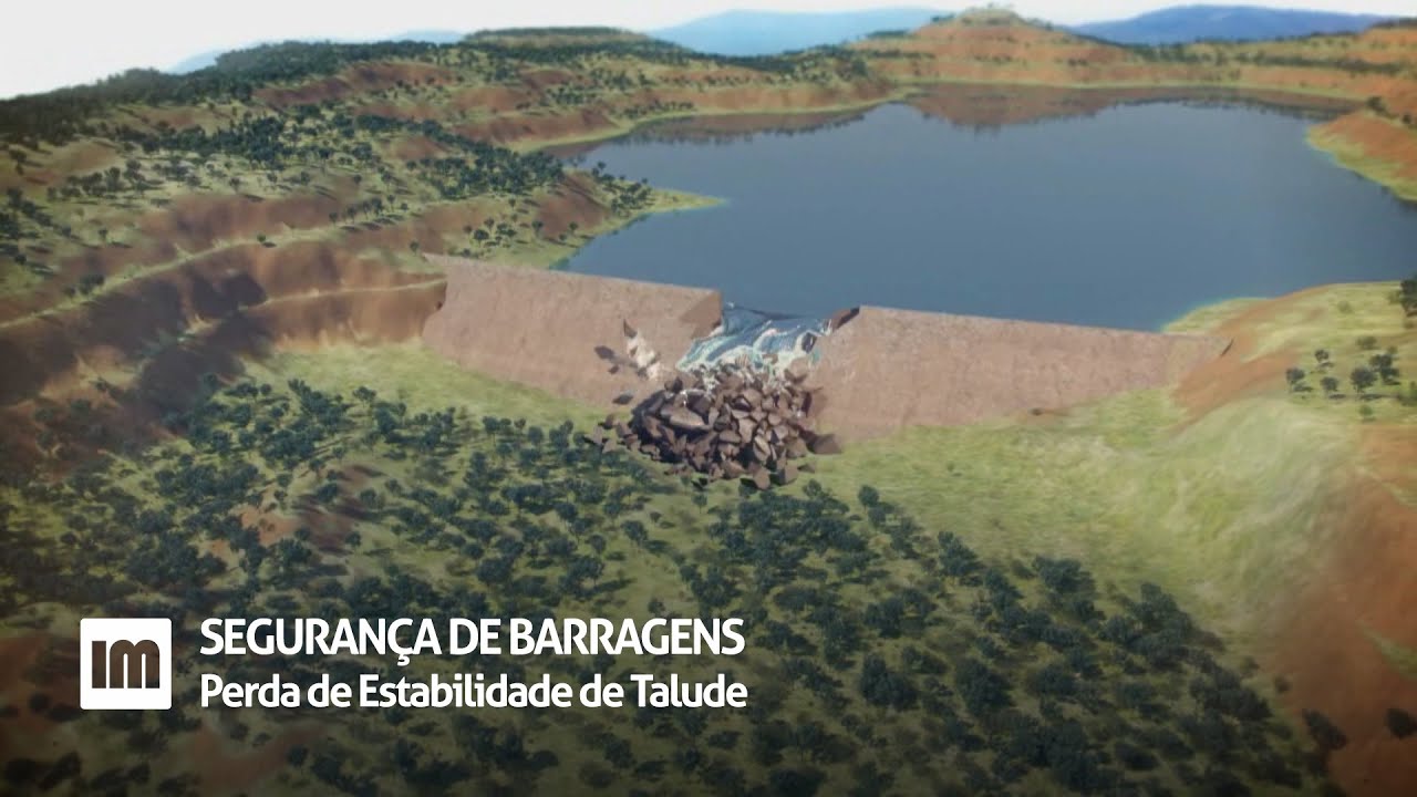ROMPIMENTO DE BARRAGEM POR INFILTRAÇÃO DE ÁGUA - Veja o que acontece dentro do talude