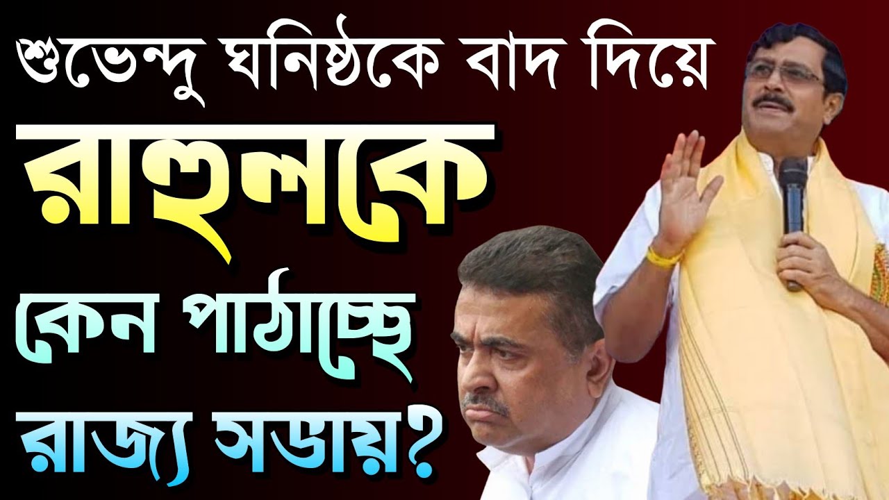 কোন শুভেন্দু ঘনিষ্ঠ নেতা বাদ? রাহুলকে কেন রাজ্যসভায় পাঠাচ্ছে BJP? Rahul Sinha | Suvendu Adhikari 