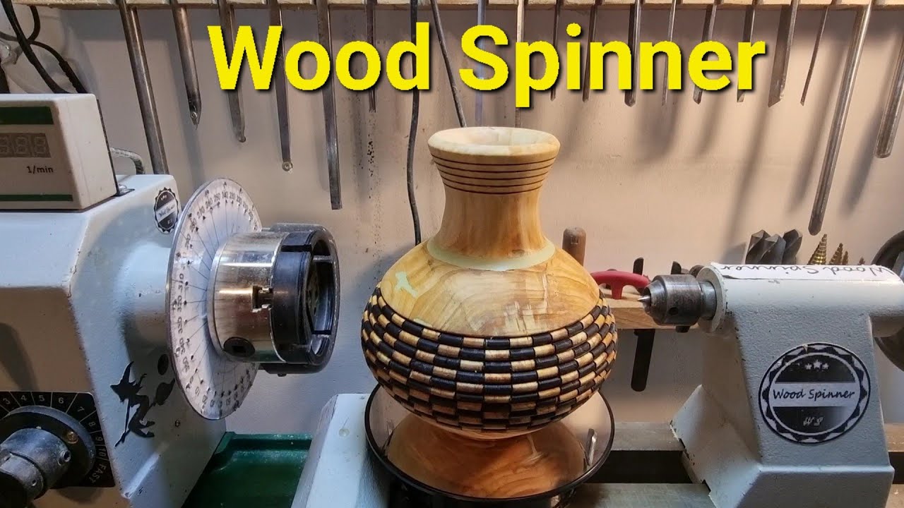 DIY Woodturning - Basket Illusion Vase