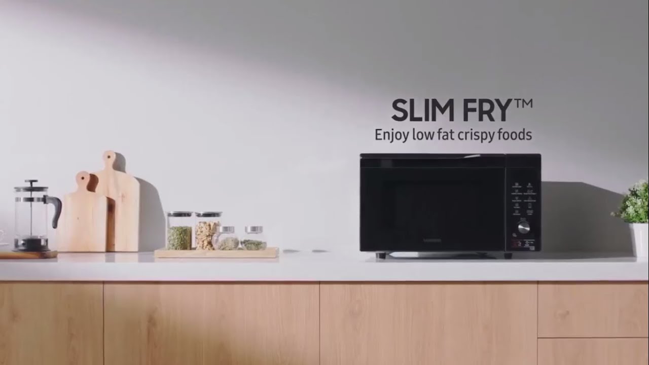 Fry Food Faster With The Samsung Slim Fry Microwave