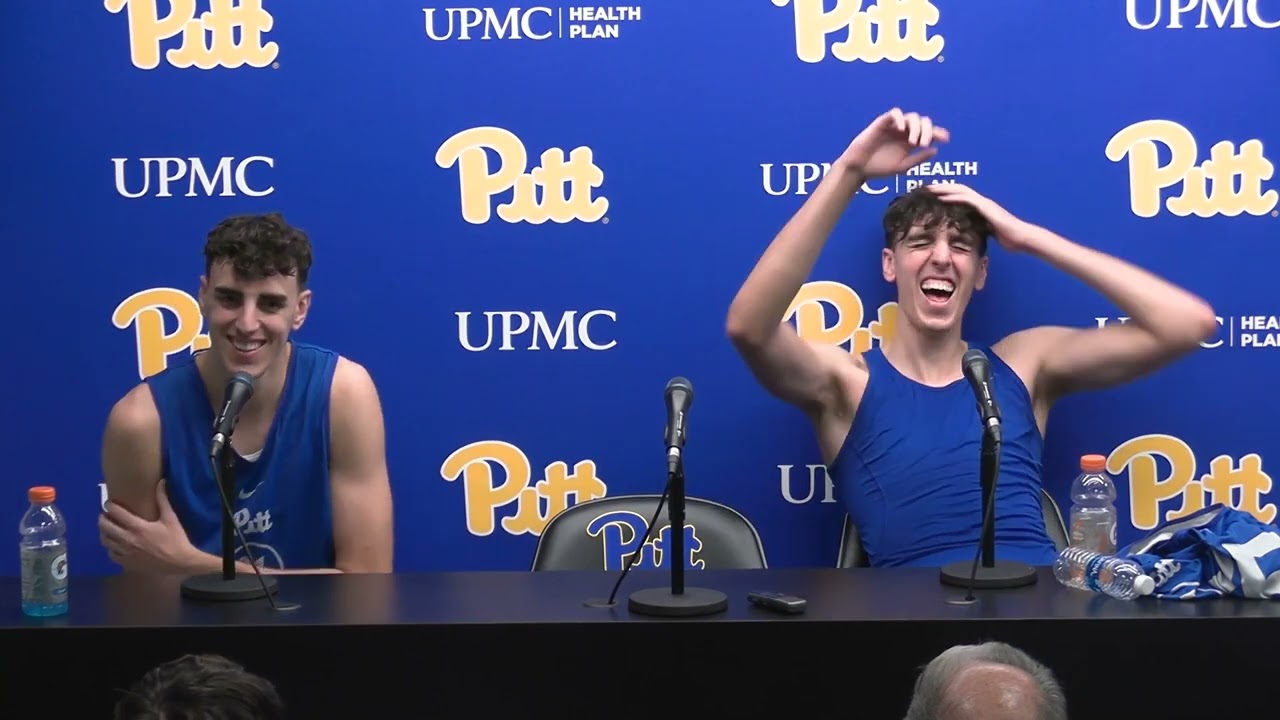 Pitt Men's Basketball | Guillermo and Jorge Diaz Graham Media Avail. | 10.17.2023