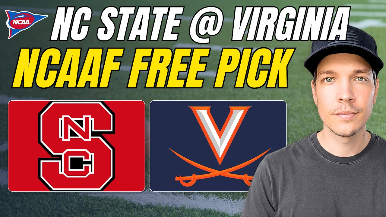 NC State vs Virginia Prediction Today | College Football Week 0 Picks | August Young